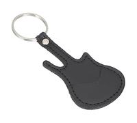 ERINGOGO Recoger Bolsa de Almacenamiento Titular de la púa plumillas de Guitarra Caso de púas de Guitarra Bolsa de púa de Guitarra Caja de Almacenamiento de púas de Guitarra Cuero Negro