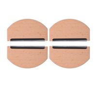 ERINGOGO Removedor de Bolitas de Cachemira 4 Piezas Peine de Madera para Lana y Suéteres Quitapelusas Portátil para Prendas Delicadas y Tejidos de Punto Afeitadora Manual para Ropa