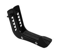 ERINGOGO Reposapiés para guitarra eléctrica: altura ajustable, soporte ergonómico, reposapiés acolchado antideslizante, accesorio para actuaciones en escenario para músicos, color negro.
