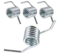 ERINGOGO Resorte de Gato Hidráulico de Piso 3 Toneladas Resorte de Retorno Reforzado de Acero para Gato Horizontal Juego de 4 Piezas de Color Claro para Accesorios