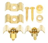 ERINGOGO Retenedor de Cuerdas de Guitarra Electrica de Metal, 4 Conjuntos, Reduce la Fricción y Fija la Cuerda, Accesorios de Guitarra