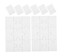 ERINGOGO Rompecabezas De 8 Hojas En Blanco para Sublimación Juguete para Accesorios para Rompecabezas Rompecabezas De Bloques para Rompecabezas De Transferencia Térmica Rompecabezas
