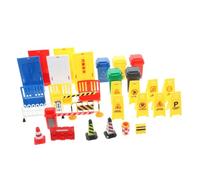 ERINGOGO Señales de Tráfico Miniatura para Juguete Educativo de Simulación Vial Herramienta Didáctica Interactiva para Aprender y Seguridad Vial