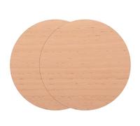 ERINGOGO Separadores de Cedro Español Redondos para Humidor Láminas Grandes de 108 MM de Diámetro y 05 MM de Grosor 2 Piezas Control de Humedad y Preservación de Cigarros para