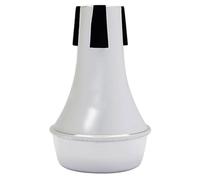 ERINGOGO Silenciador Para Trompeta Abs Mini Semi-cerrado, Accesorio Para Práctica De Trompeta, Reducción Eficaz Del Sonido, Color Plateado, Diseño Compacto y Ligero Para Músicos Principiantes