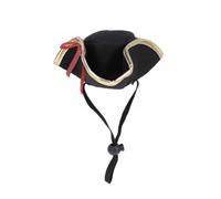 ERINGOGO Sombrero Ajustable para Mascotas Pequeñas Gato y Perro Disfraz Pirata para Fiesta y Fotografía