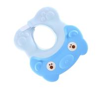 ERINGOGO Sombrero Ajustable Para Niño Niña y Bebés Gorro De Baño Protección Ojos y Oídos Diseño De Suave Color Azul Para Duchas y Baños