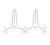 ERINGOGO Soporte de Metal para Placas de 5 Pulgadas Diseño Elegante y Base | Adecuado para Exhibir Pasteles de Té Pu'er, Carteles y Tarjetas en Mesas de Boda o Escritorios