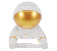 ERINGOGO Soporte de Papel Higiénico sin Taladrar Estilo Astronauta Portarrollos de Pared Dorado Organizador Multiusos para Baño y Cocina Dispensador Decorativo y Funcional