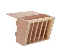 ERINGOGO Soporte para Heno De Chinchilla Comedero De Heno De Madera Accesorios para Jaulas De Conejos Soporte para Comida De Conejos