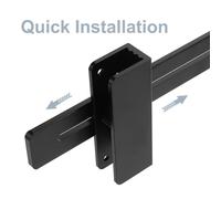 ERINGOGO Soporte para Luz de Pecera Colgante de Aleación de Aluminio Ajustable Kit Portalámparas para Acuarios de Cristal Soporte para Lámpara de Calor para Reptiles Accesorio para