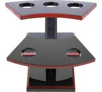 ERINGOGO Soporte para Sushi y Conos de Helado en PC Negro, Estable y Compacto, Adecuado para Exhibición de Postres en Fiestas y Uso Diario, Paquete de 2 Unidades