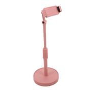 ERINGOGO Soporte para Teléfono de Escritorio Soporte para Teléfono Selfie Ajustable y Extensible y Móvil Abs y Metal Rosa para Sesiones de Fotos y Reuniones Online