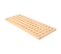 ERINGOGO Tablero De Bingo De Madera Maciza Montessori para Juegos Matemáticos Infantiles, Tamaño Grande, Soporte Portátil para Piezas De Bingo, Adecuado para Fiestas Familiares y Aula Educativa