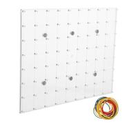 ERINGOGO Tablero Magnético para Enseñar Clavos Tablero Geométrico Material De Manipulación Matemática De Plástico Juguete De Rompecabezas De Clavijas