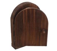 ERINGOGO Tapa de enchufe a prueba de bebés con diseño de puerta de hadas - Placa de interruptor de pared a prueba de niños sin necesidad de taladrar - Placa de receptáculo de madera autoadhesiva