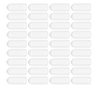 ERINGOGO Tapas para Extremos de Diadema de Goma, 200 Unidades Transparentes, Diámetro Interior 3,5 MM, Ideales para Manualidades y Proyectos de Bandas Cabello