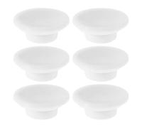 ERINGOGO Tapones de Goma Redondos para Drenaje de Congelador Horizontal 6 Piezas 2,7 Cm Resistentes al Frío para Orificios de Refrigerador y Reemplazo de Tapón de Sellado