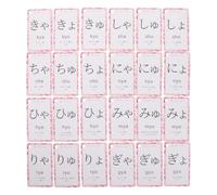 ERINGOGO Tarjetas De Aprendizaje De Japonés para Tarjetas De Autoestudio De Educativas De Hiragana y Katakana Portátil para Principiantes