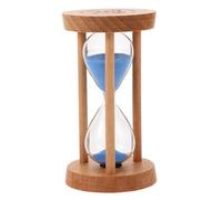 ERINGOGO Temporizador de cinco minutos, temporizador de arena para meditación, restaurante, temporizador de arena, color madera, reloj de arena para cocina, reloj de arena para juegos, reloj de arena