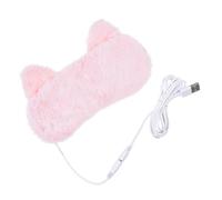 ERINGOGO Térmica USB para Contorno de Ojos de Franela y Pp, Mejora la Vista y Alivia la Fatiga Ocular, Adecuado para Viajar y Antes de Dormir