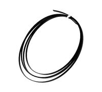 ERINGOGO Tiras De Encuadernación Diy Para Guitarra Acústica y Ukelele, Hecho De Plástico Abs Negro, Paquete De 2 Piezas, Borde Decorativo Flexible Para Reparación y Personalización