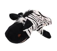 ERINGOGO Títere De Mano De Cebra De Peluche Suave para Niño Niña Marioneta De Dedo Interactiva Juguete Educativo para Contar Cuentos Fomenta La Interacción Familiar y Es Fácil De Usar
