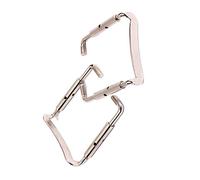 ERINGOGO Tornillos Para Barbilla De Violín 4/4 Chapados Cromados Accesorios Para Mentonera 2 Piezas Duraderas Para Sustitución y Reparación De Violines