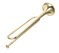 ERINGOGO Trompeta de Latón Duradera para Estudiantes Práctica para Principiantes Instrumento de Viento Tono Si Bemol para Aprender Tocar y Uso Escolar