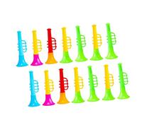 ERINGOGO Trompetas de Plástico para Niños Mini 20 Piezas Juguete Musical Accesorio para Niños para Fiestas Infantiles Desarrollo Musical