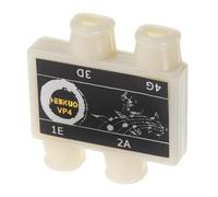 ERINGOGO Tubo de Afinación para Guitarra y Ukelele 4 Orificios Plástico Blanco Accesorio de Afinador Preciso para Músicos Principiantes y Profesionales Instrumento Musical para Uso