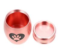 ERINGOGO Urna Ligera y Resistente de Acero Inoxidable para Mascotas Diseño Simple y Natural como Recuerdo Especial Adecuado para Cenizas de Perros y Gatos