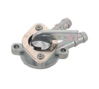 ERINGOGO Válvula Cierre Combustible Moto Compatible Control Manual Petcock Doble Salida Repuesto Tanque Gasolina Seguro