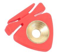ERINGOGO Violín Mudo Silenciador De Violín Violonchelo Silenciar Almohadilla De Silencio De Guitarra Práctica De Guitarra Bajo Mudo Accesorio De Guitarra Amortiguador De Silencio Rojo Metal