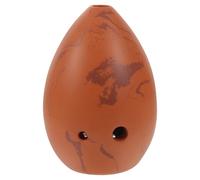 ERINGOGO Xun de Cerámica para Principiantes, 8 Agujeros, Forma de Gota, Tono F, Color Tierra, Instrumento de Viento Portátil para Niños y Estudiantes, Fácil de Tocar y Transportar