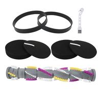 Erinice Rollo de cepillo de filtro de repuesto para aspiradora Bissell Cleanview Swivel Pet Crosswave 1820 1823 1825 2253 2252 2255 2256 2260 2316 2383 piezas de aspiradora, 1 rollo de cepillo + 2