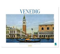 Erinnerungen an das alte Venedig: Historische Stiche von der Lagunenstadt (Wandkalender 2026 DIN A4 quer), CALVENDO Monatskalender: Venedig: Historische Stiche von der Lagunenstadt