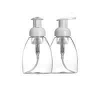 erioctry Dispensador de espuma vacía recargable de 250 ml, botellas de bomba para cosméticos, loción, maquillaje, champú, limpiador facial, recipientes de espuma líquida para uso doméstico y de viaje