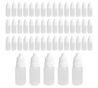 erioctry Paquete de 50 botes vacíos de plástico con cuentagotas, portátiles y rellenables, 30ML, 1