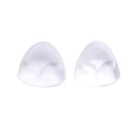 erioctry Sujetador y Bikini Insertos de Gel para Verano Impermeable Silicona Triángulo Push-Up Almohadillas de Pechos Traje de Baño y Sujetador Insertos para Mujer Transparente/Nude Disponible