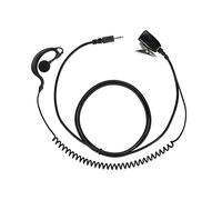 ERIPHA Auricular de 1 pin para Cobra Walkie Talkie, 2,5 mm en forma de G con micrófono PTT