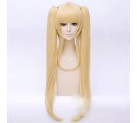 Eriri Spencer Sawamura Peluca Cosplay Disfraz Rubio Dorado Chip largo Cola de caballo Extraíble Sintético Saenai Heroína No Sodatekata Wi