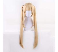 Eriri Spencer Sawamura Pelucas Cosplay Disfraz Saekano: Cómo poner a una novia aburrida peluca rubia postizo de pelo sintético + gorro de peluca KUMZ8533
