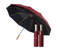 erised's bifrost Golf Paraguas Grande Plegable para Viajes Empresariales,Asa de Oro de Lujo, Apertura/Cierre Automático,Lluvia/Sol,UPF50+,Manga con Cremallera,10 Varillas, Hombres/Mujeres,Coche