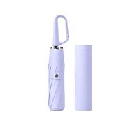 erised's bifrost Paraguas de Viaje Plegable Vogue Compacto con Mosquetón/8 Varillas/sol lluvia/Protección uv/Mochila Pequeña de Viaje/Portátil/Mujeres y Hombre