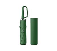 erised's bifrost Paraguas de Viaje Plegable Vogue Compacto con Mosquetón/8 Varillas/sol lluvia/Protección uv/Mochila Pequeña de Viaje/Portátil/Mujeres y Hombre