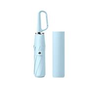 erised's bifrost Paraguas de Viaje Plegable Vogue Compacto con Mosquetón/8 Varillas/sol lluvia/Protección uv/Mochila Pequeña de Viaje/Portátil/Mujeres y Hombre