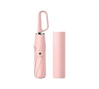 erised's bifrost Paraguas de Viaje Plegable Vogue Compacto con Mosquetón/8 Varillas/sol lluvia/Protección uv/Mochila Pequeña de Viaje/Portátil/Mujeres y Hombre