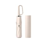erised's bifrost Paraguas de Viaje Plegable Vogue Compacto con Mosquetón/8 Varillas/sol lluvia/Protección uv/Mochila Pequeña de Viaje/Portátil/Mujeres y Hombre