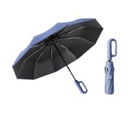 erised's bifrost Paraguas Plegable Automático con Mango de Mosquetón, Compacto, Portátil, Protección UV,Secado Rápido, Sol/Lluvia, 8 Varillas, Viaje, Hombre y Mujer